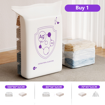 🧳🏆Antibacterial Vacuum Storage Bags – Silver Ion Tech Keeps Clothes Fresh & Odor-Free✨