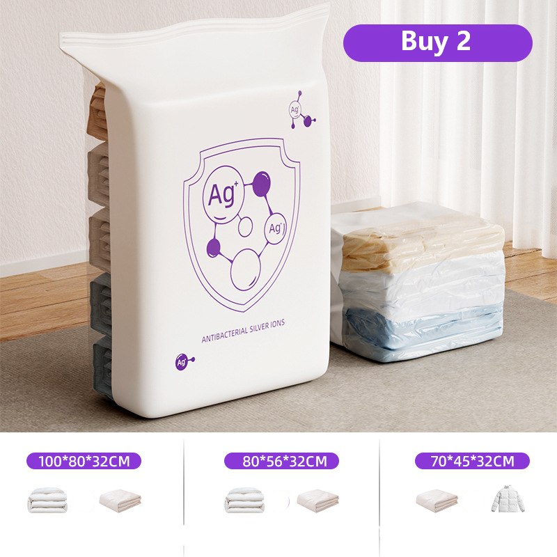 🧳🏆Antibacterial Vacuum Storage Bags – Silver Ion Tech Keeps Clothes Fresh & Odor-Free✨