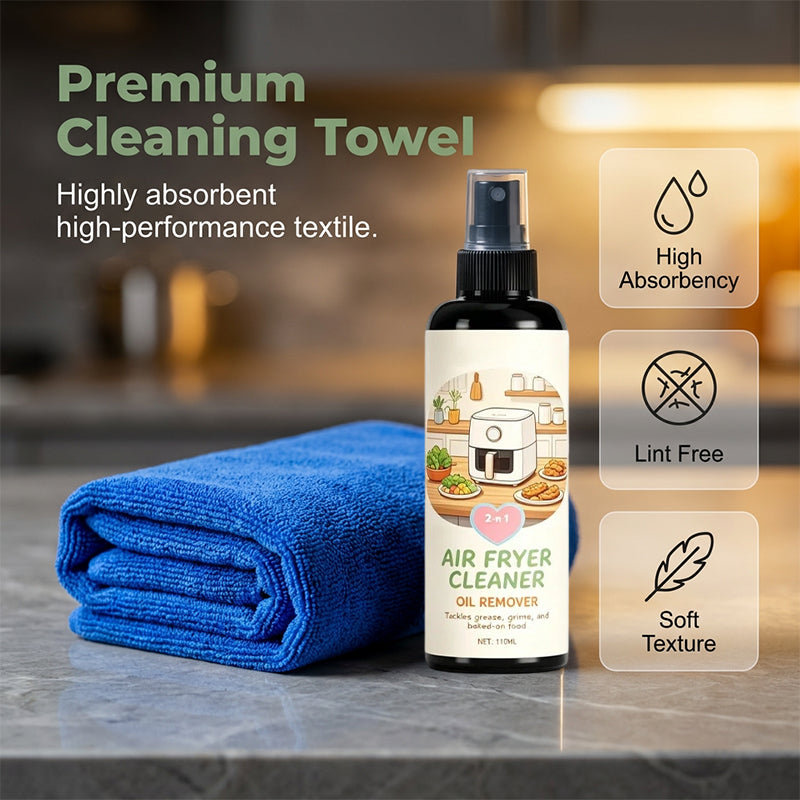 ✨2‑in‑1 Air Fryer Cleaner – Degreases & cleans, safe for non‑stick coatings🧼💪