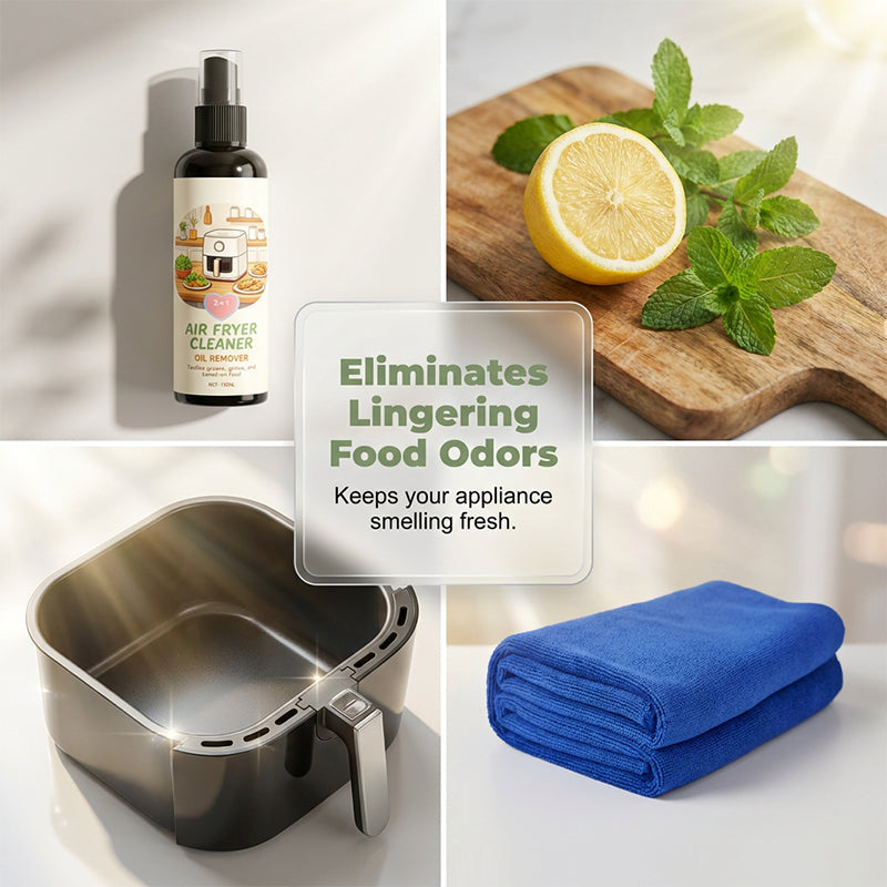 ✨2‑in‑1 Air Fryer Cleaner – Degreases & cleans, safe for non‑stick coatings🧼💪