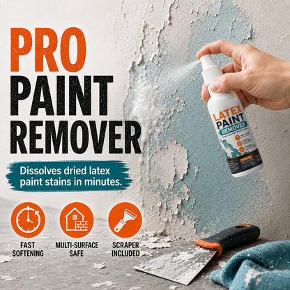 🏆AEXZR® Multi-Surface Latex Paint Remover Spray - Fast-Acting Paint Stripper for Home & DIY