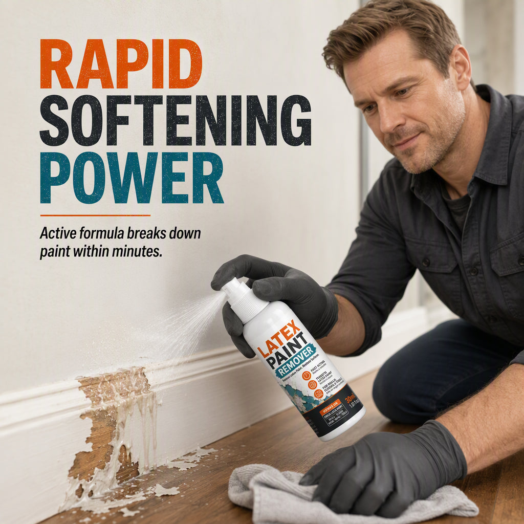 🏆AEXZR® Multi-Surface Latex Paint Remover Spray - Fast-Acting Paint Stripper for Home & DIY
