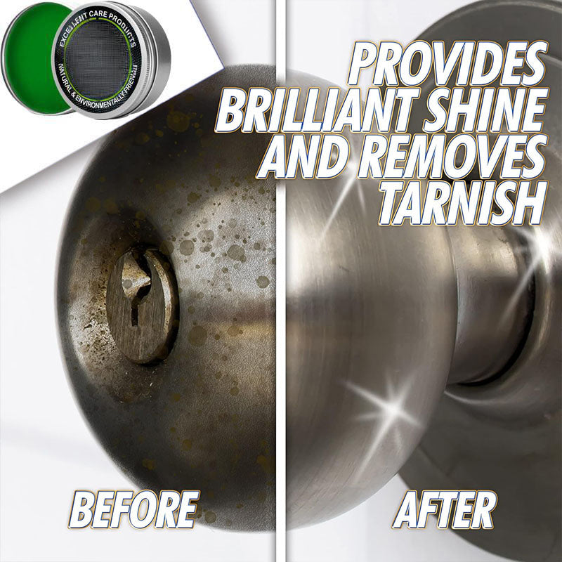 ✨50% OFF NOW! All‑Purpose Mirror Shine Metal Wax Polish‑ Natural Environment‑Friendly Metal Polishing Paste, Restores & Shines Stainless Steel, Chrome & Metal Surfaces, Removes Oxidation & Tarnish